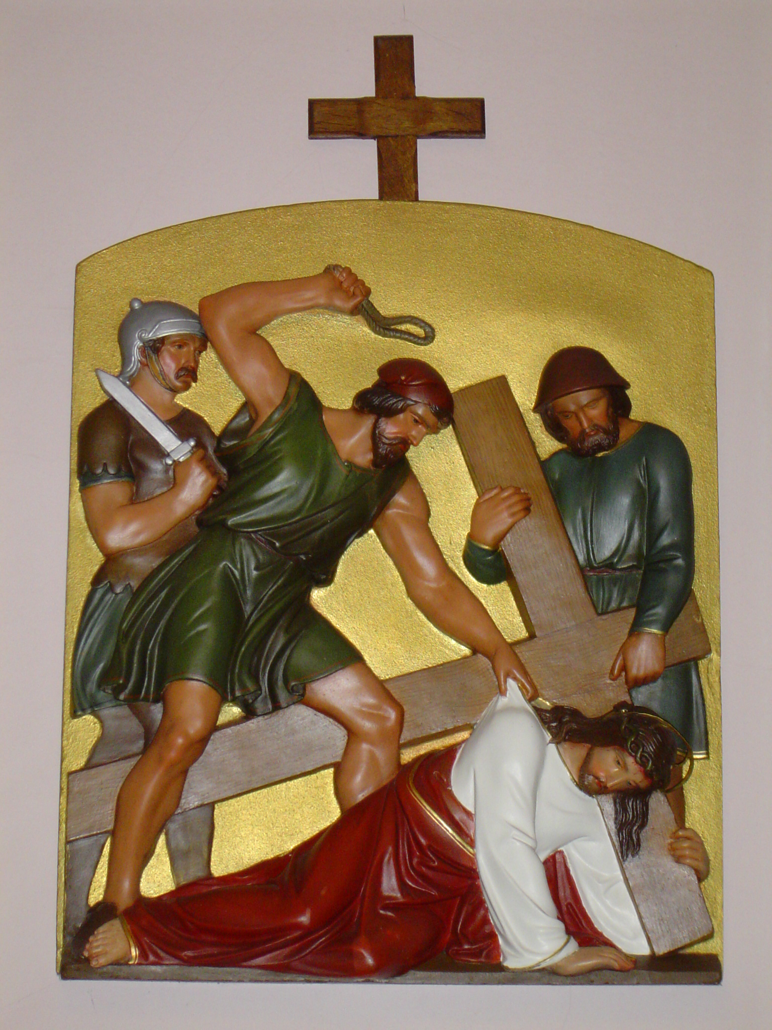 I 9 J�sus tombe pour la troisi�me fois.JPG